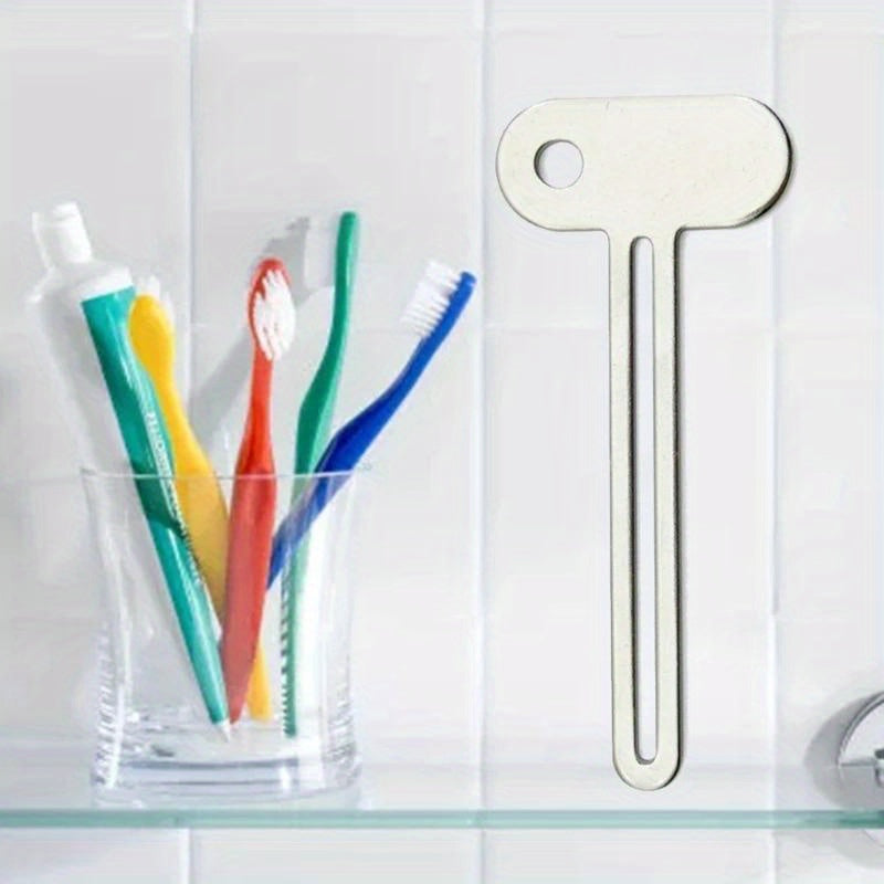 Save money and reduce waste with a stainless steel toothpaste squeezer.