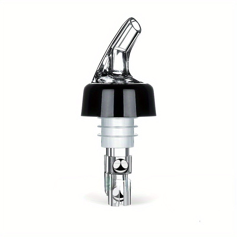 Plastic wine pourer with quantified measurements of 20ml, 30ml, and 45ml for precise cocktail making, reducing waste and saving time.