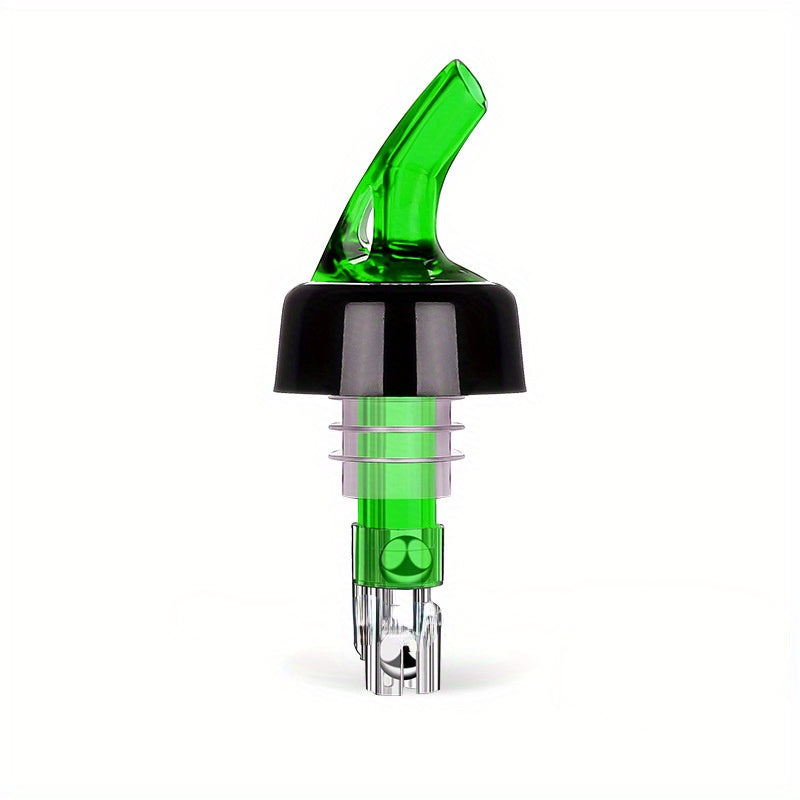 Plastic wine pourer with quantified measurements of 20ml, 30ml, and 45ml for precise cocktail making, reducing waste and saving time.