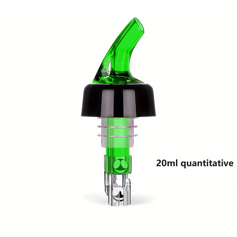 Plastic wine pourer with dispenser for precise cocktail making - cut waste, save time, boost profits.