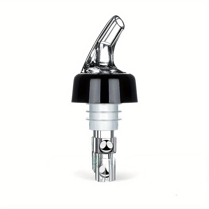 Plastic wine pourer with dispenser for precise cocktail making - cut waste, save time, boost profits.