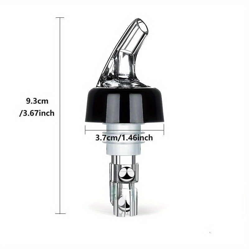 Plastic wine pourer with dispenser for precise cocktail making - cut waste, save time, boost profits.