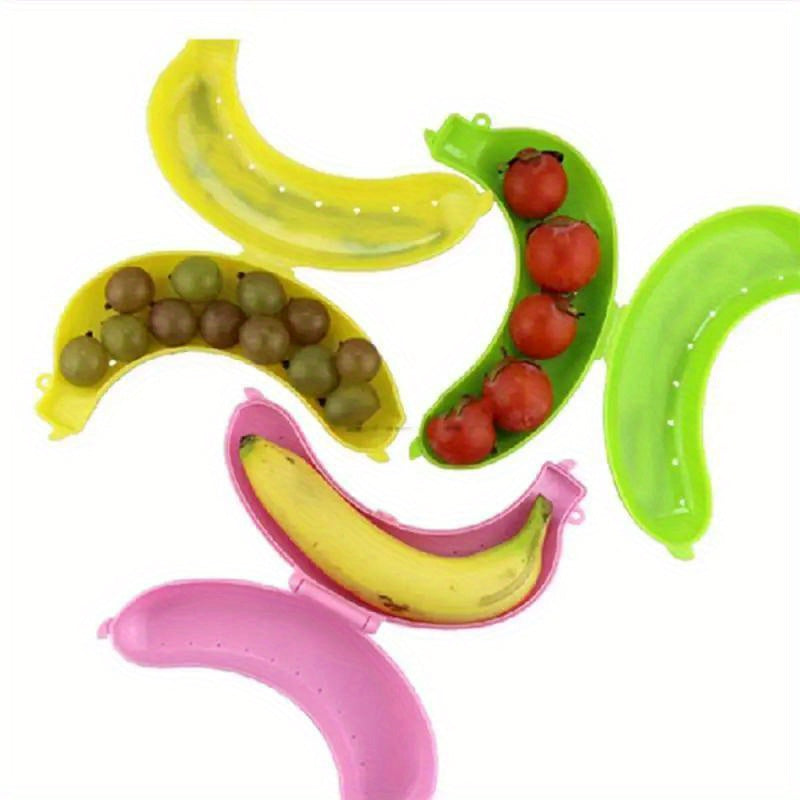 1 piece of Banana Protector Container, Plastic Box Holder Case, Food Lunch Fruit Storage Box - perfect for outdoor travel, school picnics, camping, and more. This cute Banana Case makes a great gift for both women and men, perfect for Easter Day