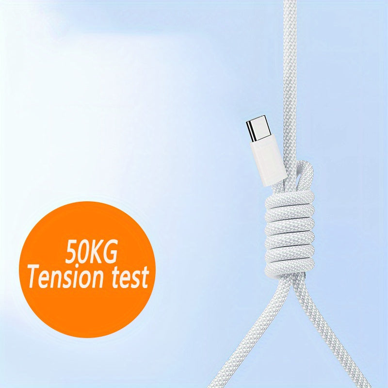 60W Fast Charging Cable: USB-C to USB-C for Iphone, Samsung, Ipad, Macbook, Samsung Galaxy Ultra.