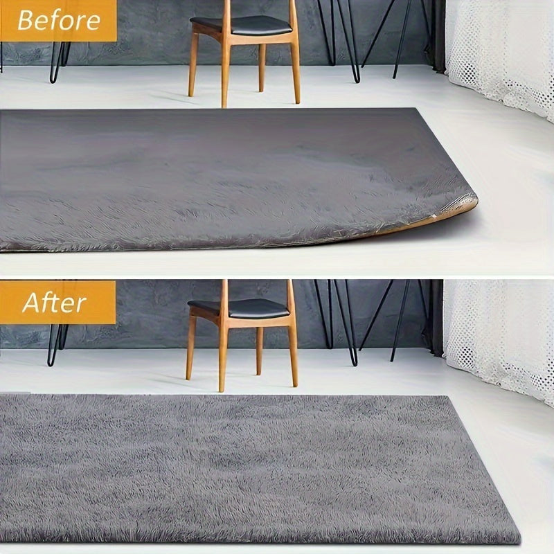 Prevent Carpet Slipping with Our Durable Anti-Slip Stickers - Ideal for Living Room, Dining Room, and Bathroom - Works on Ceramic Tiles and Wooden Floors - Say Goodbye to Carpet Moving and Rolling - Innovative Solution without the Need for Drilling