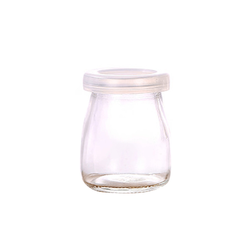 Pack of 24 Clear Glass Yogurt Jars with Lids - Multi-Purpose Containers for Pudding, Jam, Honey, Jelly & Cheese - Great for Wedding Favors & Baking Accessories