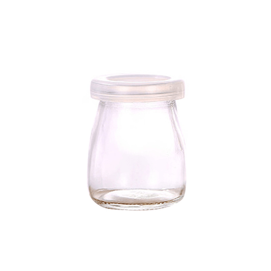 Pack of 24 Clear Glass Yogurt Jars with Lids - Multi-Purpose Containers for Pudding, Jam, Honey, Jelly & Cheese - Great for Wedding Favors & Baking Accessories