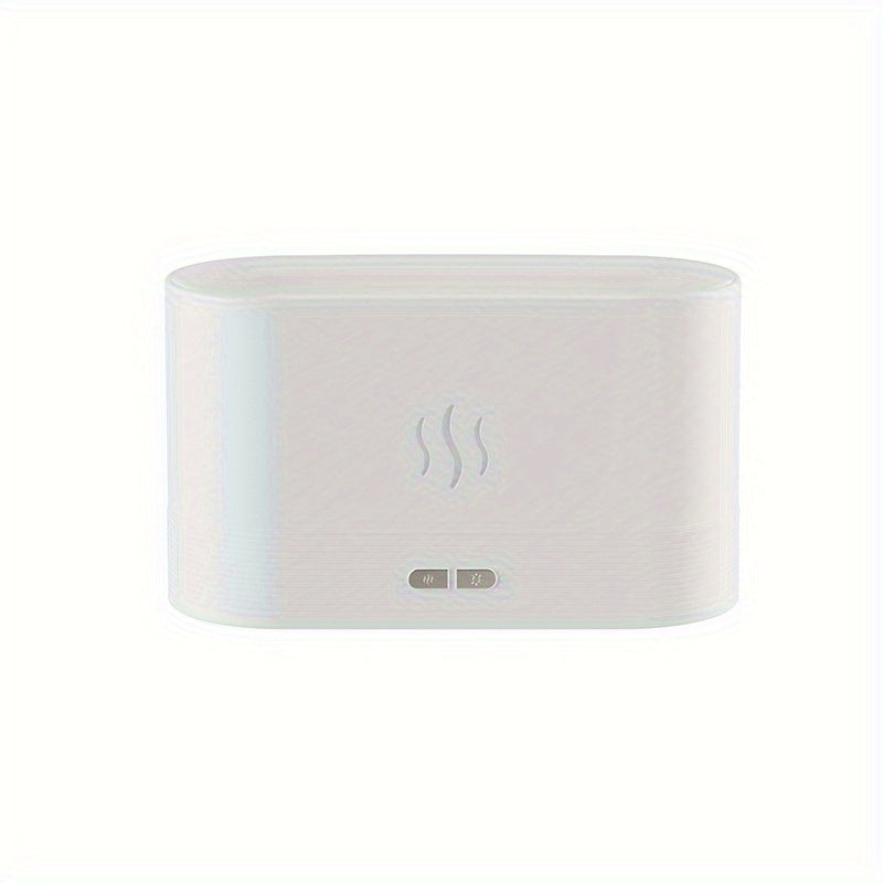 New USB-powered color-changing mist humidifier with LED lights and essential oil diffuser feature.