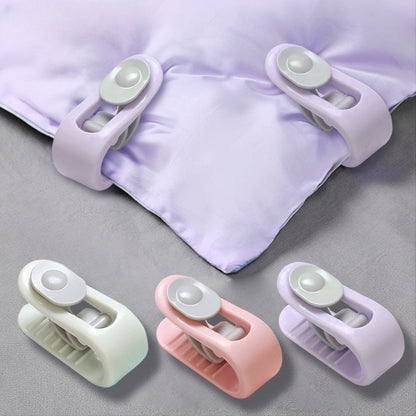 Set of 10/20/30 Non-Slip Duvet Comforter Clips - Hand Washable, Simple to Install, Pinless Safety Bedding Retainer Tool in 3 Colors