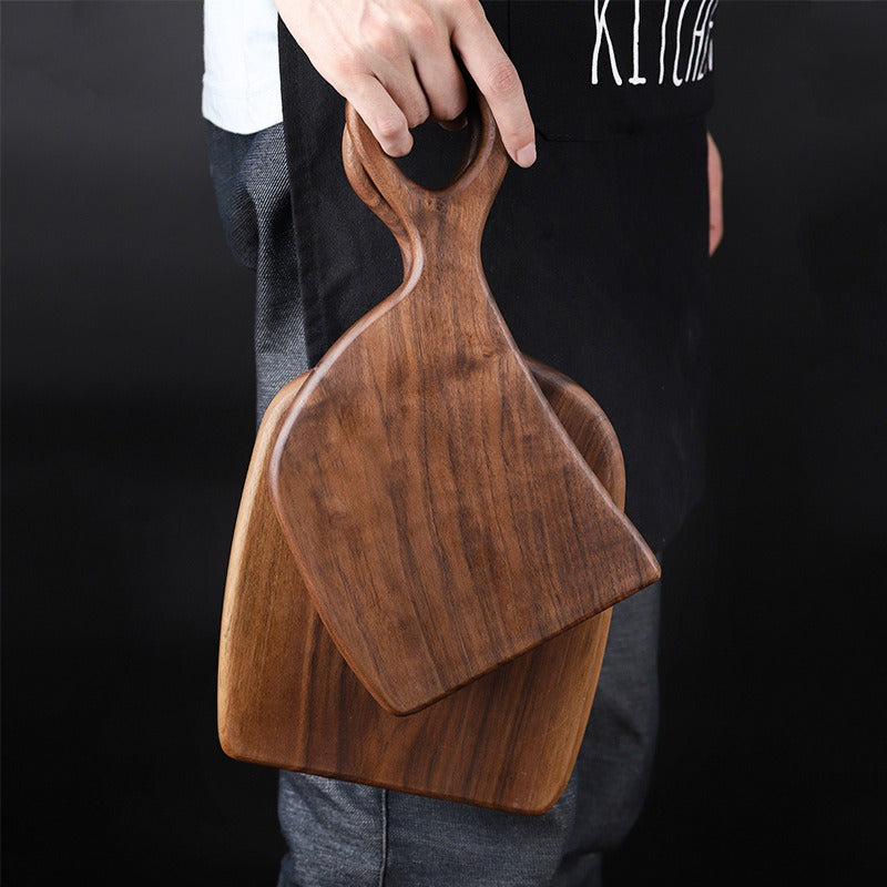 Pair of 2 Handmade Walnut Wood Cutting Boards for Couples - High-Quality and Attractive Kitchen Tools