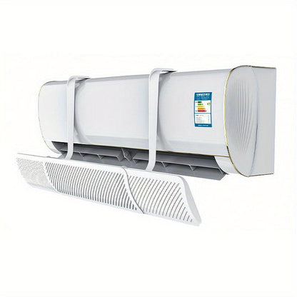 Portable Air Conditioner Deflector - Adjustable Easy-Install Wall-Mounted Windshield for a Cool and Cozy Home