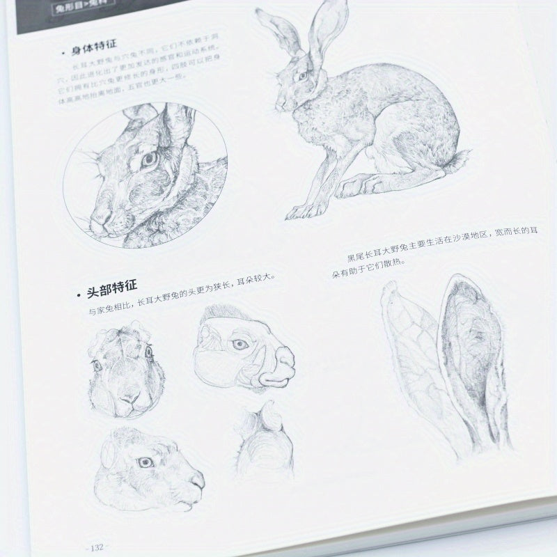 Drawing Guide for Teens and Young Adults: Animal Sketches - Chinese Edition