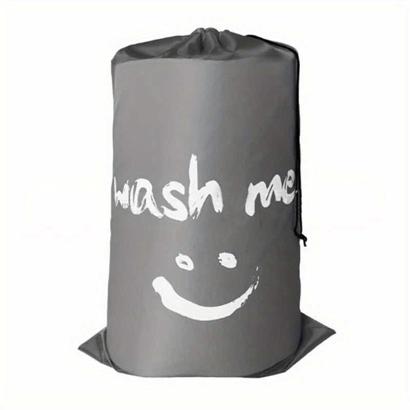 Versatile Nylon Laundry Bag with Drawstring Closure - Ideal for Use at Home or while Traveling