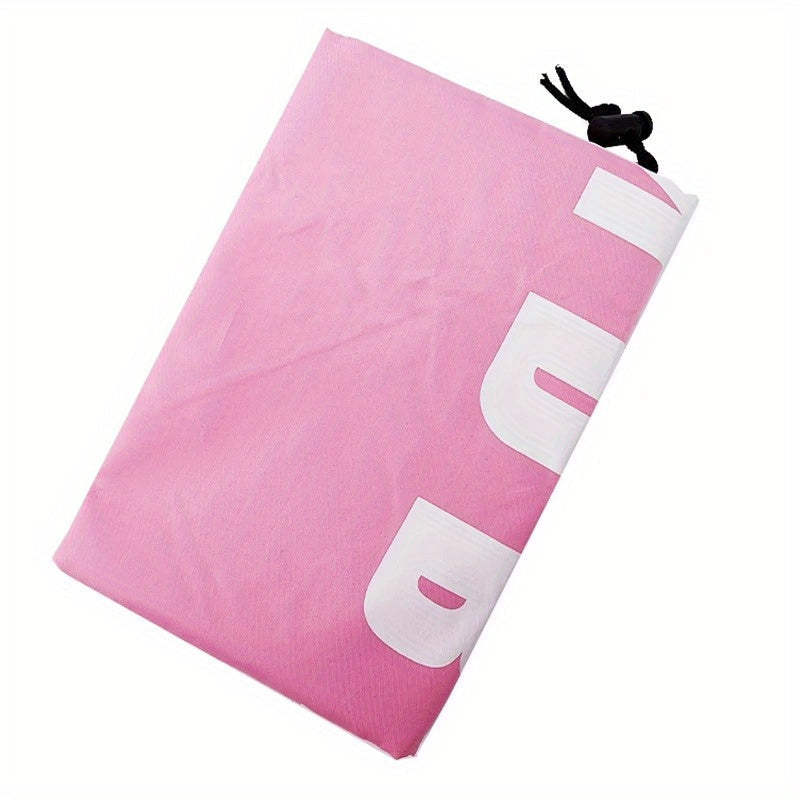 Versatile Nylon Laundry Bag with Drawstring Closure - Ideal for Use at Home or while Traveling