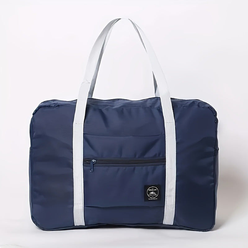 Compact and convenient duffle bag for travel with ample storage space and durable zipper - Great for toiletries and hygiene essentials.