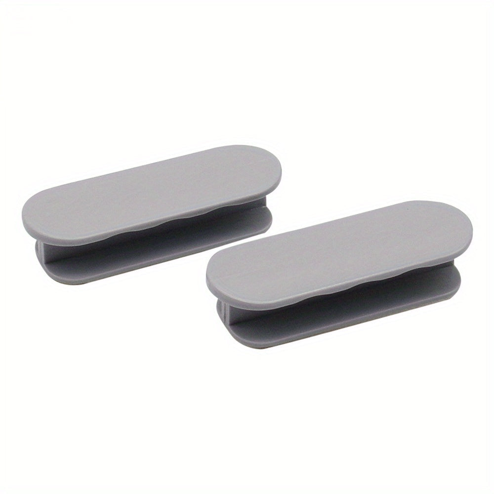 Two self-adhesive plastic cabinet drawer pulls, versatile resin door knobs for furniture hardware - No need for electricity - Easy punch-free installation.