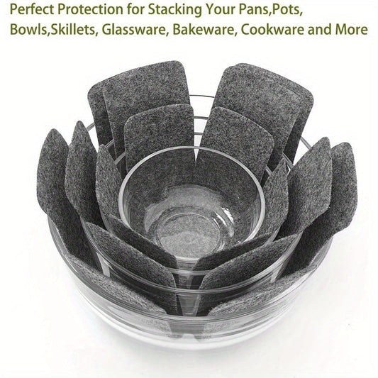 Protect Your Cookware with 12 Scratch-Proof Protectors - Keep Pots and Pans Organized and Noise-Free