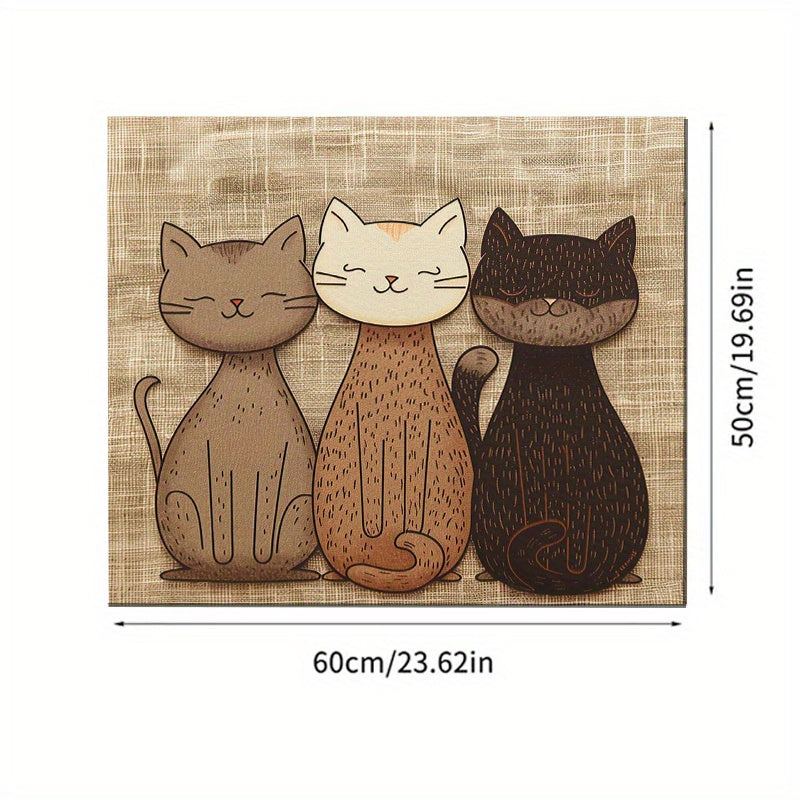 1pc Cat Pet Placemat for Cat/Dog Bowl, Easy to Care for All Seasons