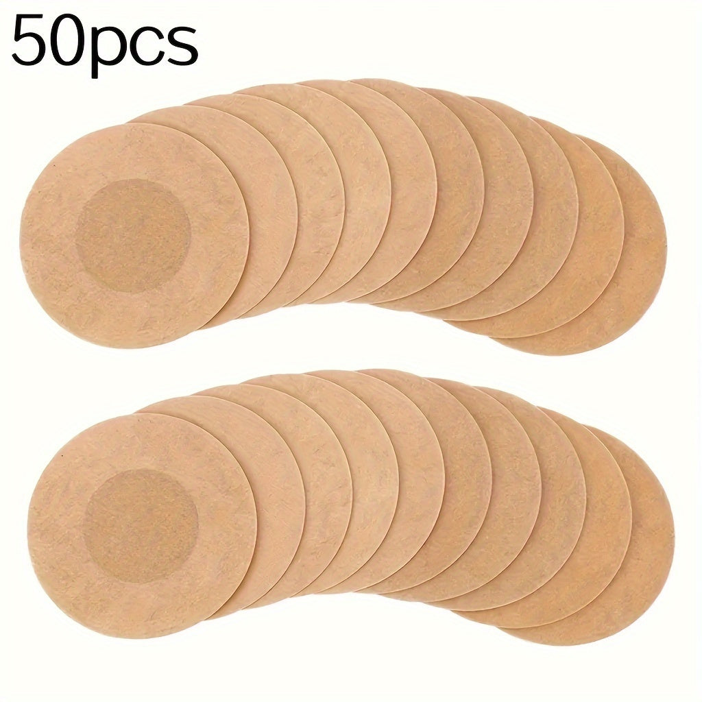 50/100 Disposable Strapless Nipple Covers for Women, Self-Adhesive Breast Pasties