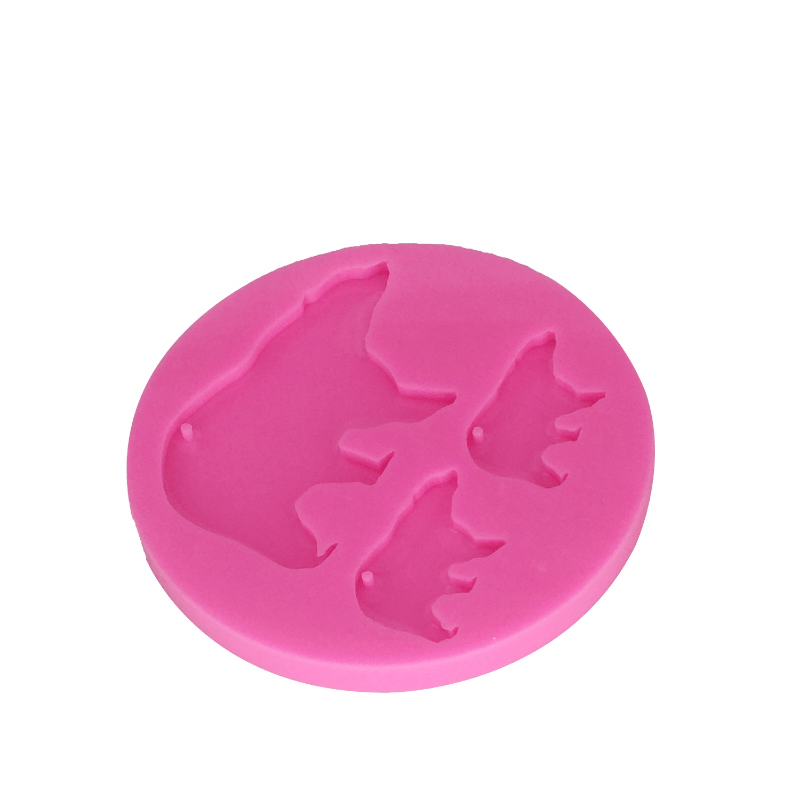 1 PC Silicone Mold featuring Mother and Cub Bear Design - Perfect for Making Keychains, Candy, Biscuits, and DIY Crafts, Non-Toxic and Food Grade