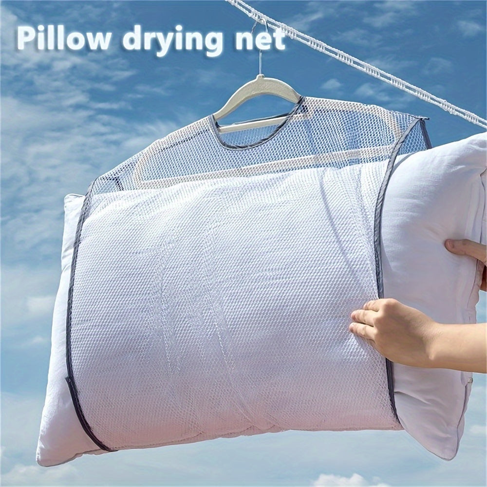 48x56cm/18.89x22.04inch Multi-Purpose Pillow Net Bag for Household Drying and Storage, made with Breathable Fabric