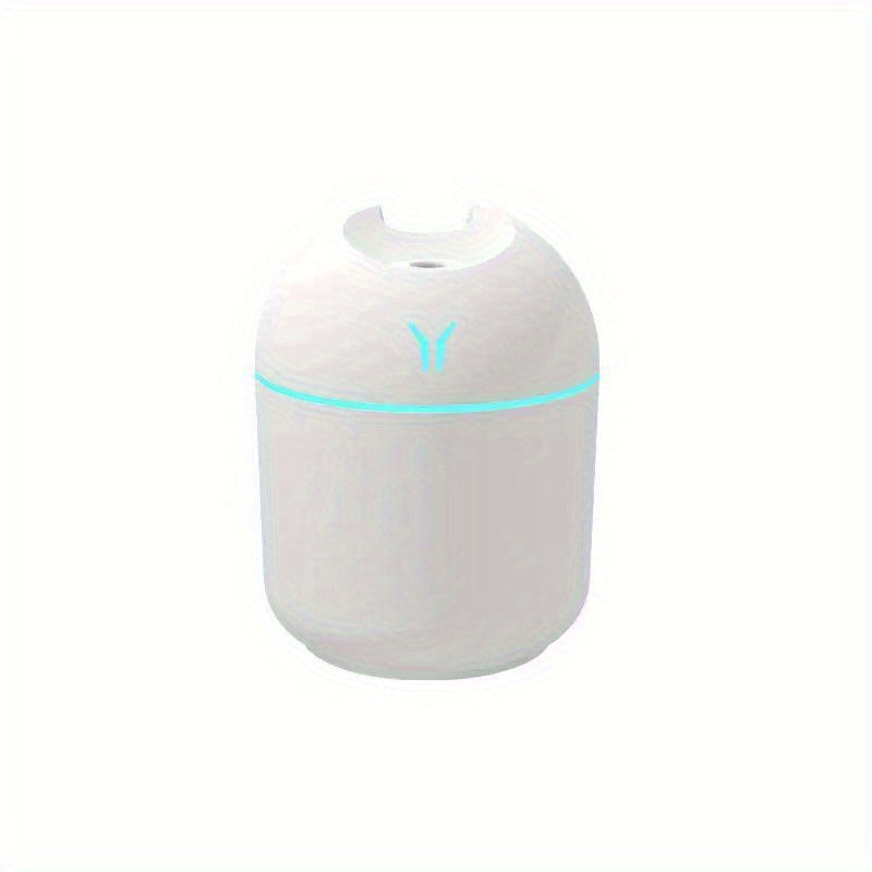 USB-powered humidifier & aroma diffuser with night light - ideal for home, car, and plant care, purifying air with cold mist.