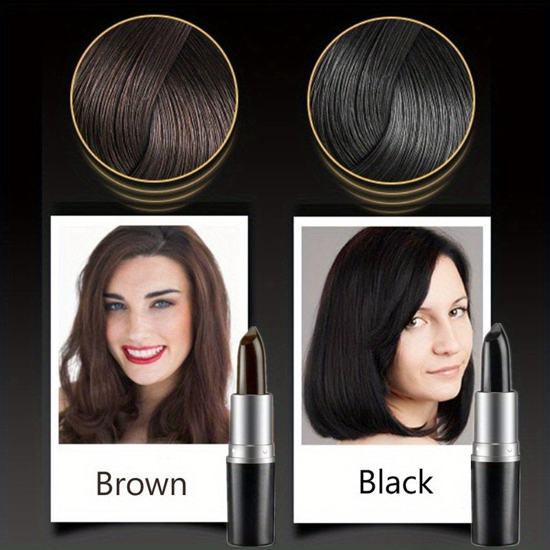 Fast cover for white hair, salon quality hair dye chalk pen