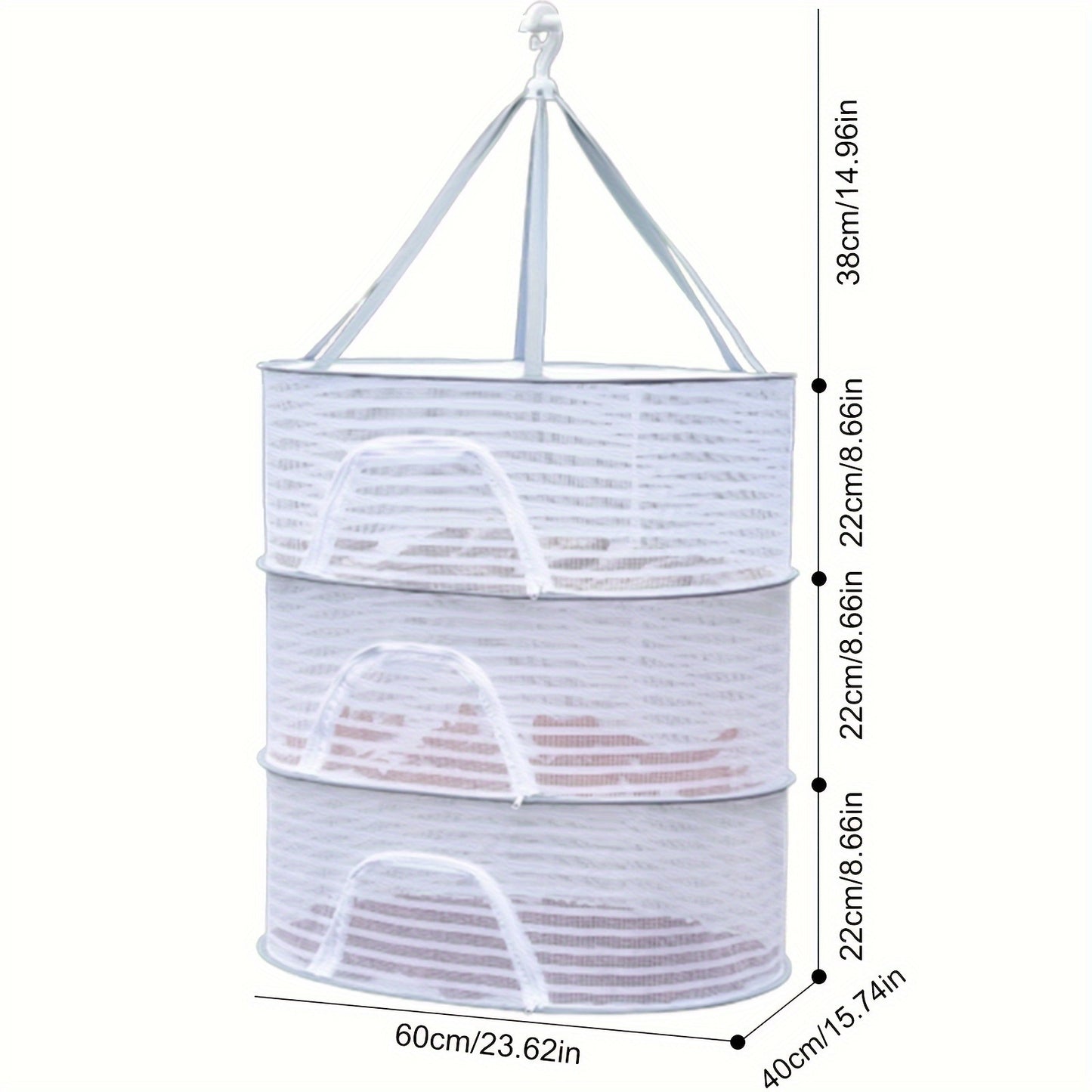 1pc RV Kitchen Utensils Multi-Functional Foldable Drying Net for RV Outdoor Use. Made of Nylon, ideal for drying fish and vegetables. Can also be used as a household organizer for flowers