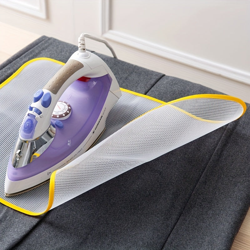 Durable Ironing Pad with Heat Resistant Mesh - Effortlessly Protects Ironing Board and Clothes from Heat Damage, No Electricity Required