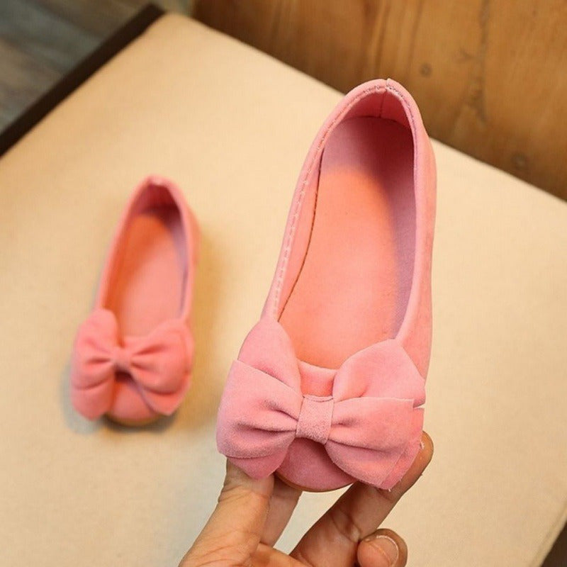 Stylish Bowknot Slip On Flats for Girls, Lightweight and Breathable, Perfect for Parties, Weddings, and School Performances