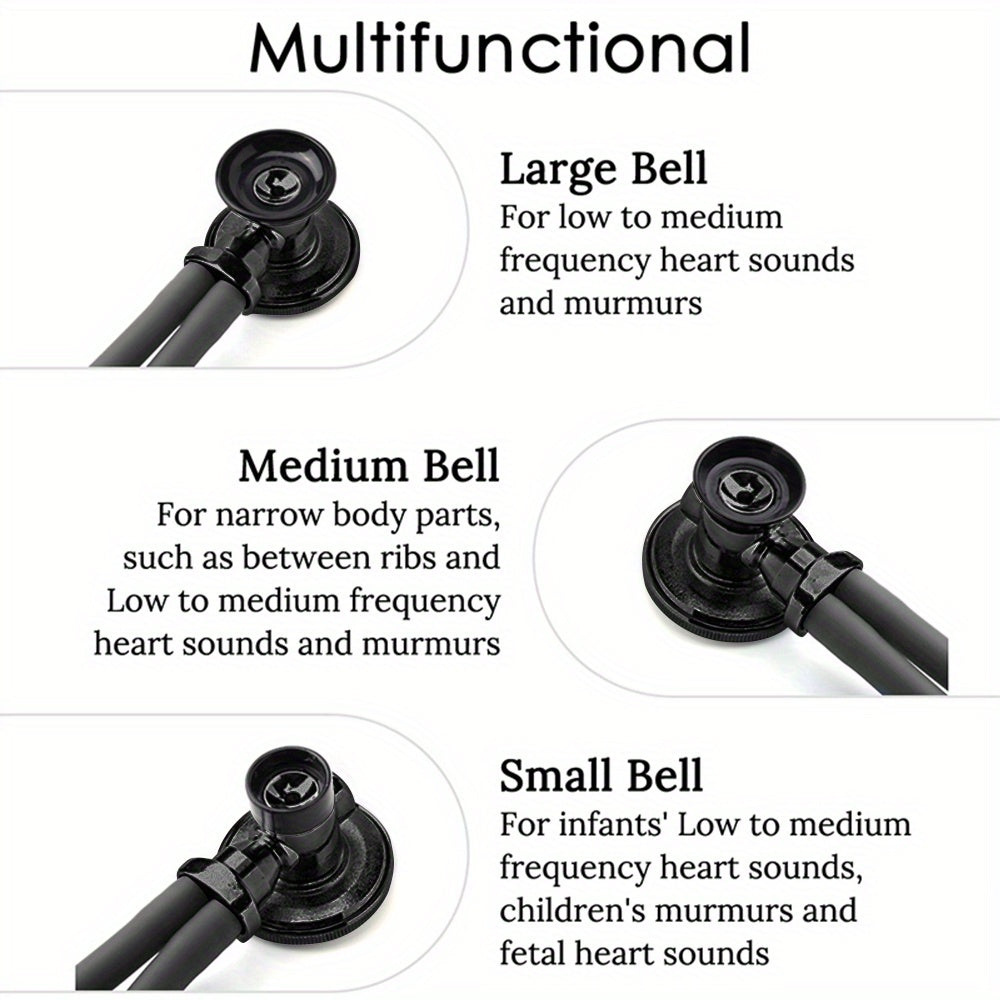 Dual-head medical stethoscope for doctors.