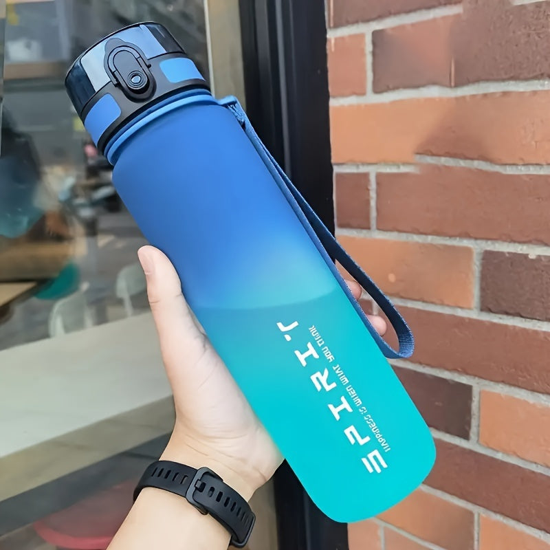 Large capacity, durable PC plastic water bottle perfect for outdoor sports.