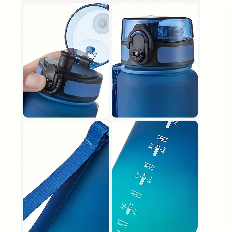 Large capacity, durable PC plastic water bottle perfect for outdoor sports.