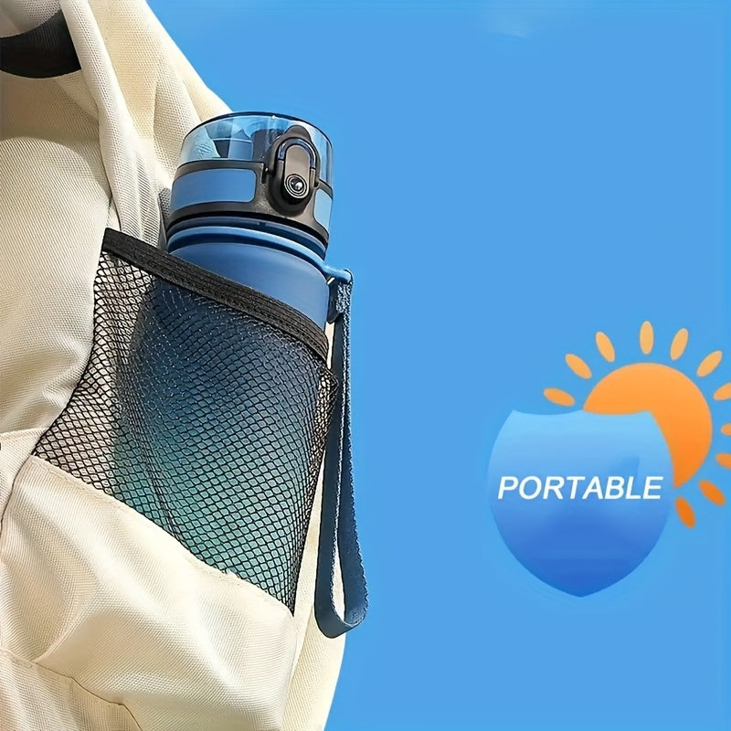 Large capacity, durable PC plastic water bottle perfect for outdoor sports.