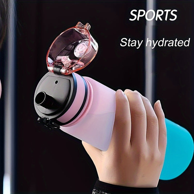 Large capacity, durable PC plastic water bottle perfect for outdoor sports.