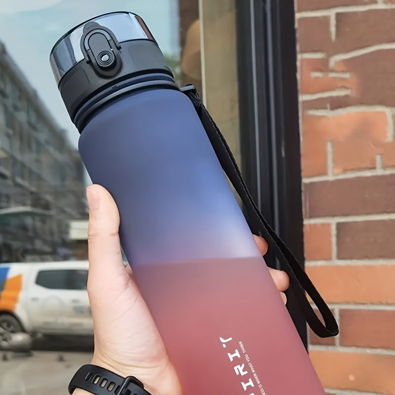 Large capacity, durable PC plastic water bottle perfect for outdoor sports.