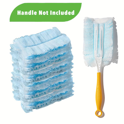 Get a 10-Pack of Electrostatic Disposable Duster Refills for Effortless Dust Removal in Every Room - Perfect for Bedroom, Bathroom, Kitchen & Furniture - No Power Source Required (Handle Sold Separately) - Essential Cleaning Tools & Supplies