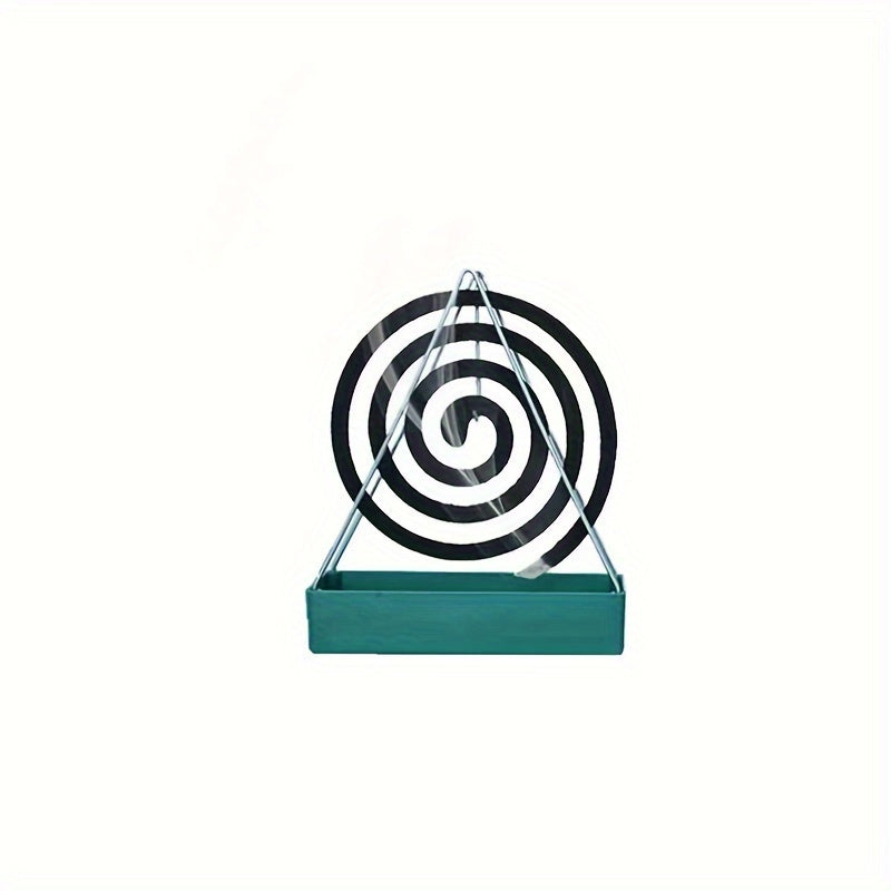 Stylish Nordic-Inspired Mosquito Coil Holder - Sleek Iron Design, Resistant to Fire and Dust, Ideal for Enhancing Home Decor