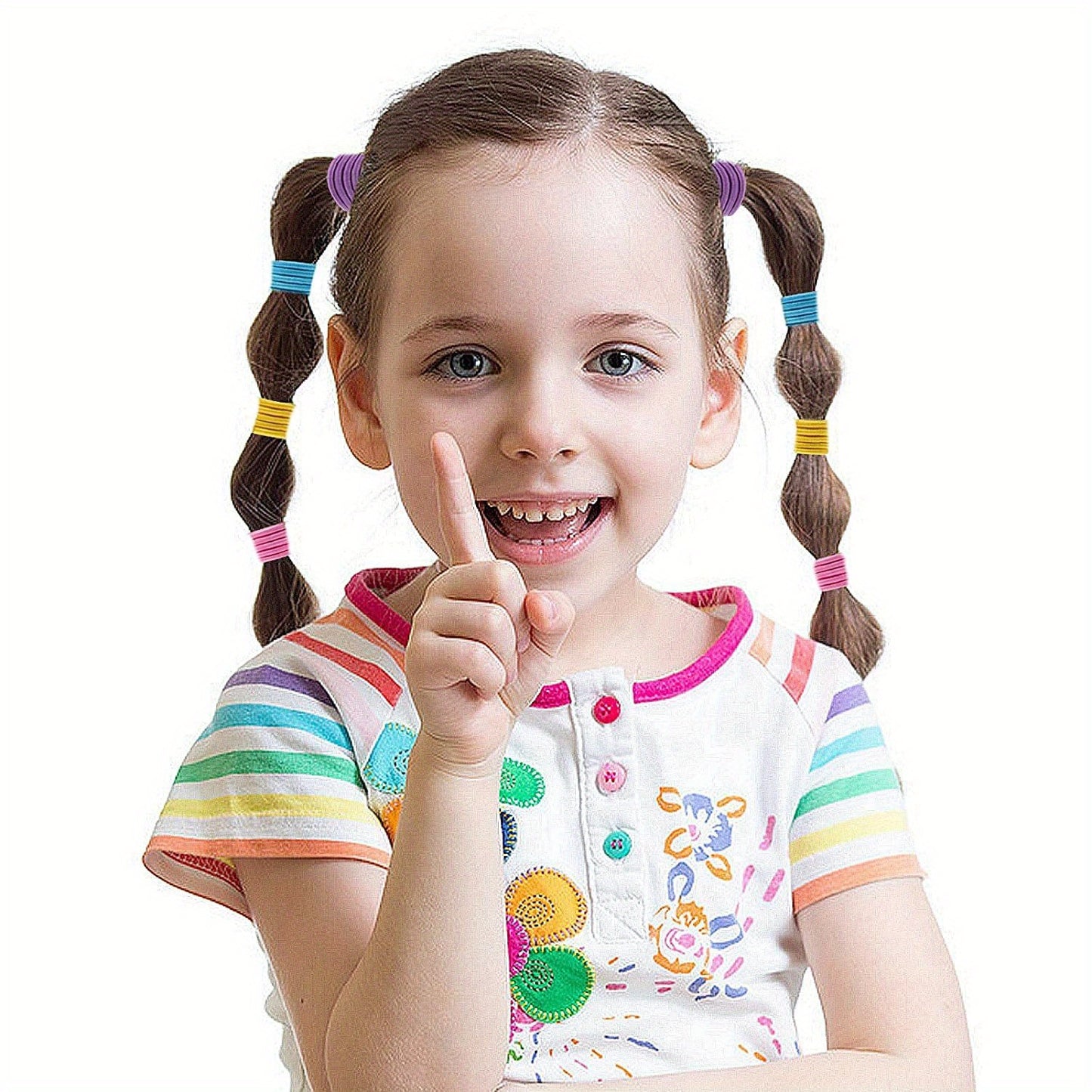 100/200 Youngsters Cute Elastic Hair Bands - Ideal Gift Choice for Girls' Hair Accessories