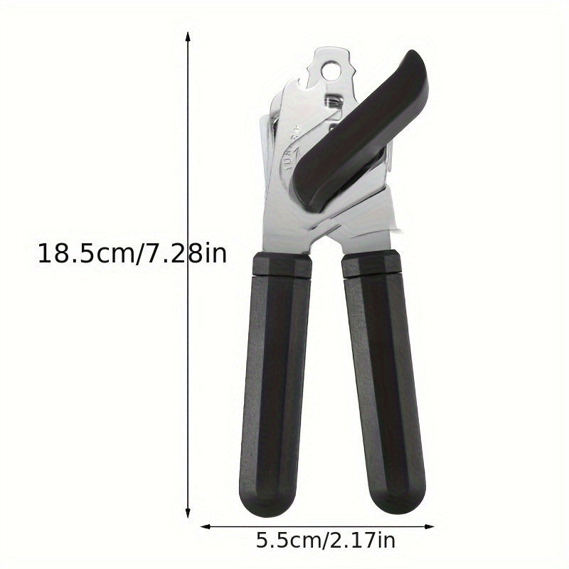 Powerful 3-in-1 Can Opener - Versatile Jar & Bottle Opener for Those with Weak Hands or Seniors - Perfect for Home, Kitchen, and Restaurant - Must-Have Kitchen Tool