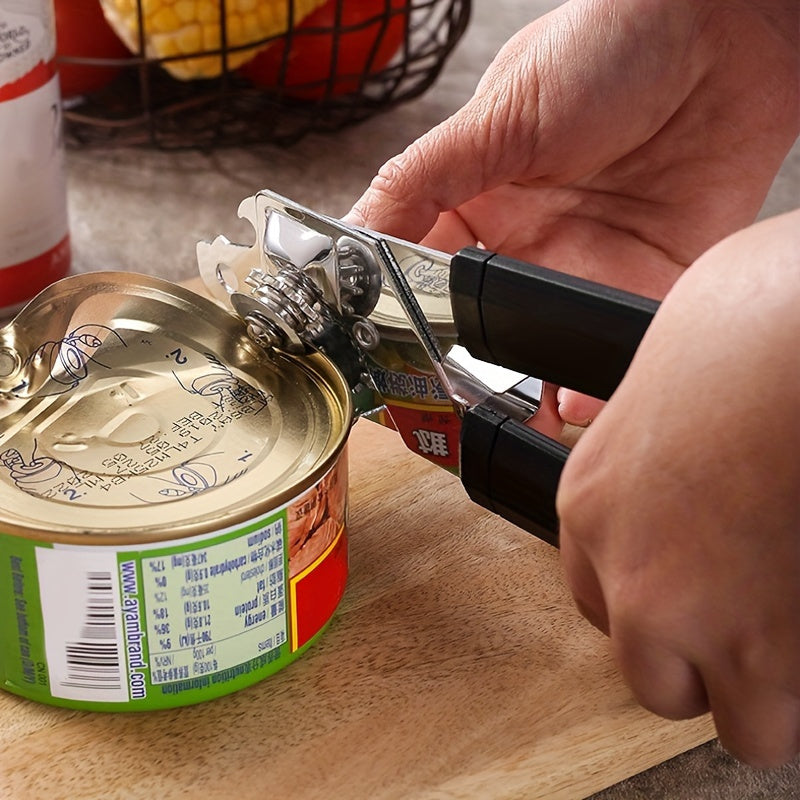 Powerful 3-in-1 Can Opener - Versatile Jar & Bottle Opener for Those with Weak Hands or Seniors - Perfect for Home, Kitchen, and Restaurant - Must-Have Kitchen Tool