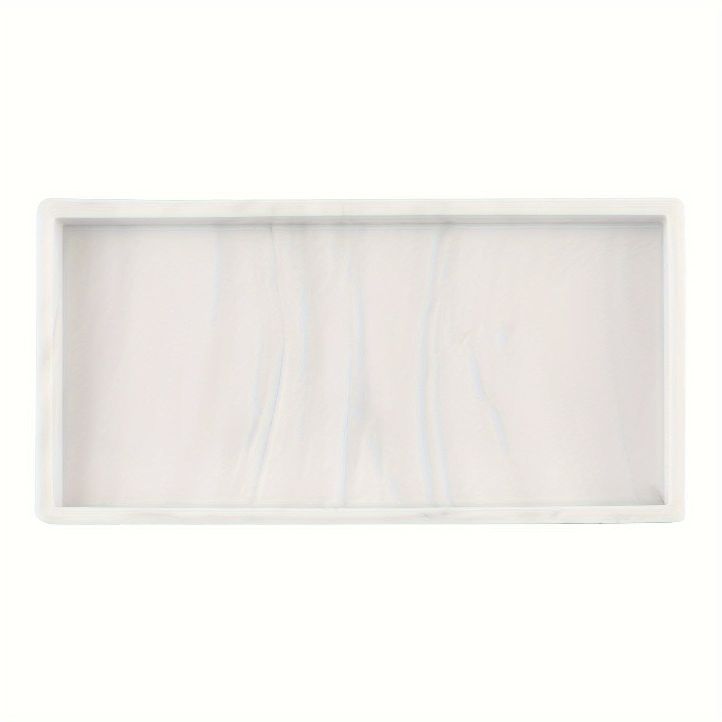 Elegant silicone tray for organizing bathroom essentials, jewelry, and decor, perfect for Christmas or Halloween gifting.