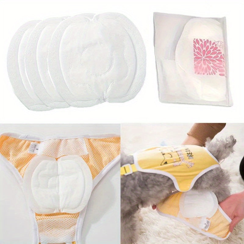 100pcs Disposable Dog Diapers for Both Male and Female Dogs - Comfortable and Absorbent with Sanitary Pads