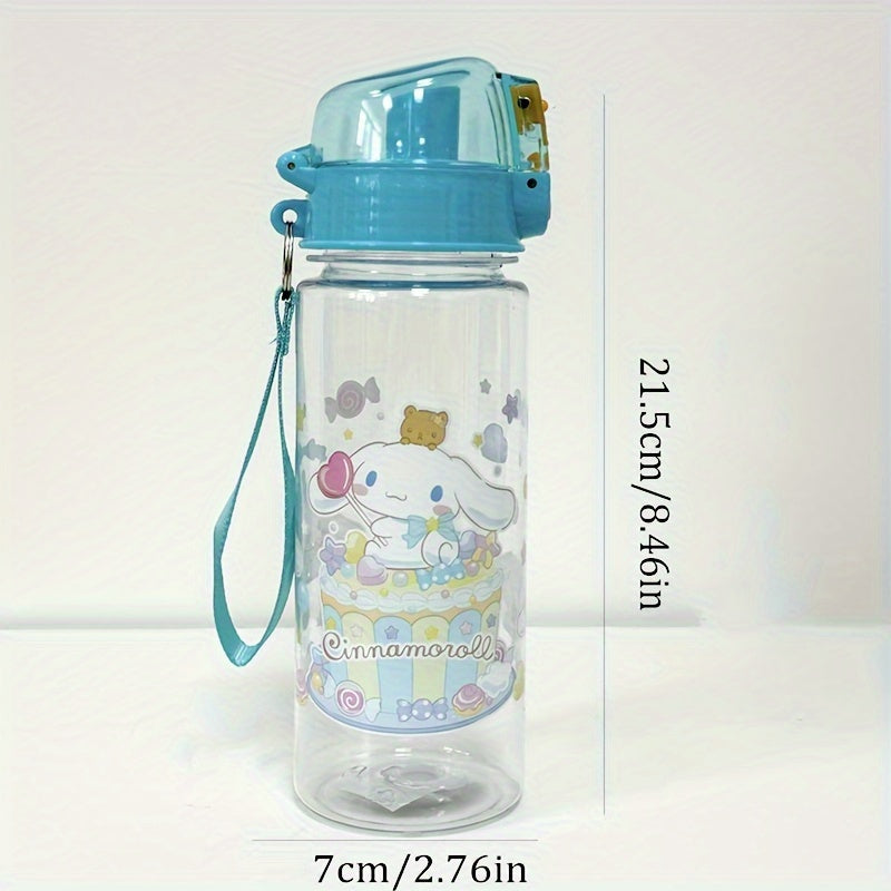 Leak-proof BPA-free Hello Kitty water bottle - ideal gift for girls, hand-wash recommended.