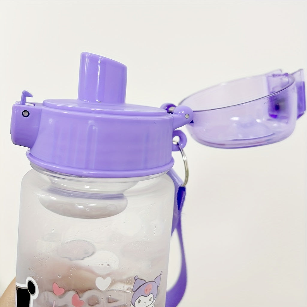 Leak-proof BPA-free Hello Kitty water bottle - ideal gift for girls, hand-wash recommended.