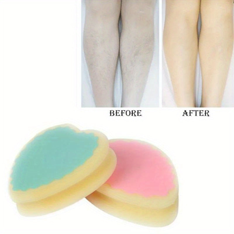 1pc RV painless hair removal and exfoliation sponge pad in random color