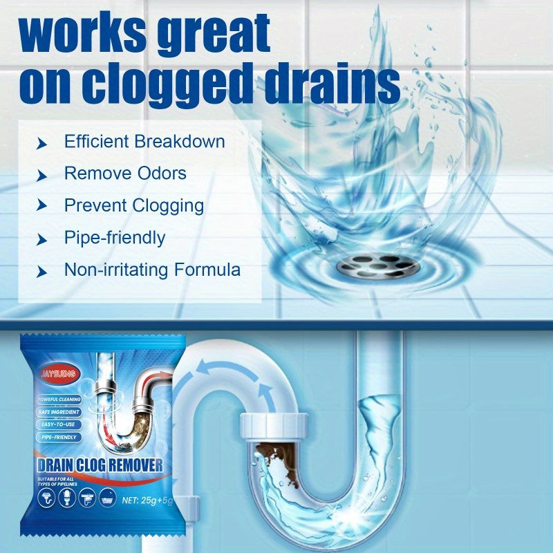 Remove blockages easily with our pipe unblocker and cleaning powders - perfect for tackling clogs in toilets, kitchens, and sewer drains.