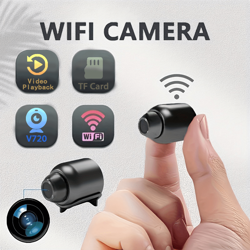 HEIMANO Smart Wireless Security Camera with Remote Viewing for indoor use; USB powered, no battery required. Motion alerts. SD card not included.