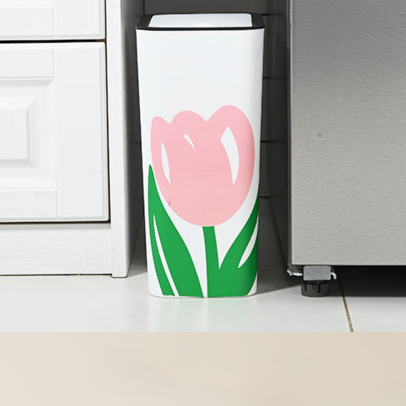 Versatile Tulip Gap Garbage Bin - Ideal for Home and Gift Giving