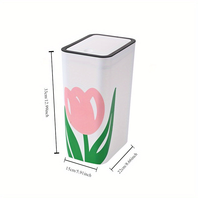 Versatile Tulip Gap Garbage Bin - Ideal for Home and Gift Giving